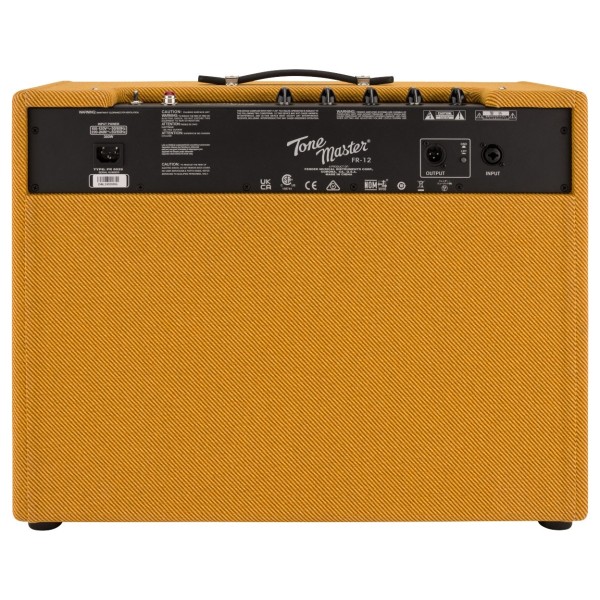 Fender Tone Master FR-12 Powered Speaker, Tweed - back 