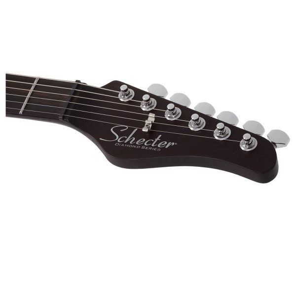 Schecter Nick Johnston Traditional 10th Anniversary HSS, Atomic Green - headstock 