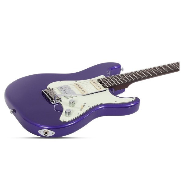 Schecter Nick Johnston Traditional 10th Anniversary HSS, Atomic Violet - body and neck 