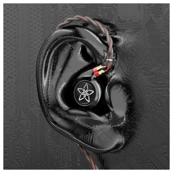 FiiO FH11 Carbon Based Diaphragm In Ear Monitors - Demonstration of fit in human ear