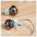 FiiO FH11 Carbon Based Diaphragm In Ear Monitors - Lifestyle image, 2-pin cable detached from ear piece