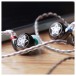FiiO FH11 Carbon Based Diaphragm In Ear Monitors - Lifestyle image, on desktop next to phone