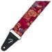 Fender Satin Dragon Strap, Wine - end