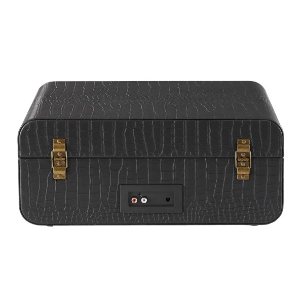 Mercury Bluetooth Record Player, Black - Rear