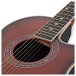 Roundback Electro Acoustic Guitar by Gear4music, Vintage Burst