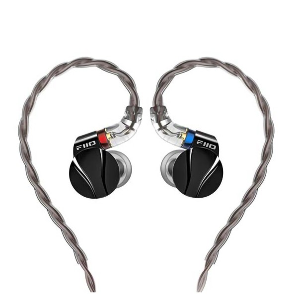 FiiO FD15 In-Ear Monitors, Black - in turned 