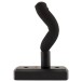 Fender Essentials Guitar Wall Hanger, Black - flat