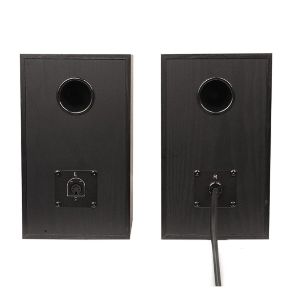 Edifier S351DB 2.1 Active Bluetooth Multimedia Speaker System, Black - Speaker rear panel and connections