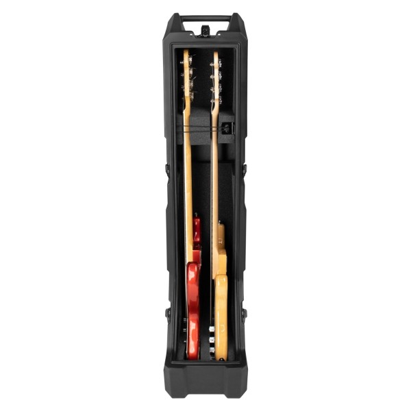 Gator Mini Vault For 2 Bass Guitars, Front Open
