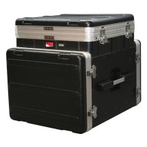 Gator GRC-10X8 PU Moulded Pop-Up Console Rack Case, 10U Top, 8U Side - Nearly New