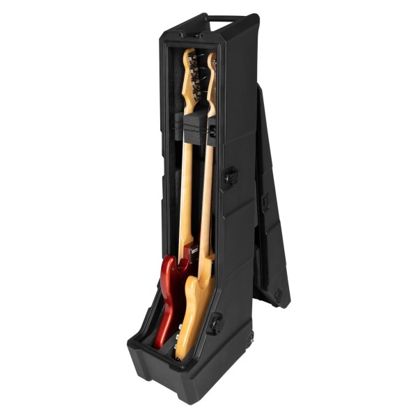 Gator Mini Vault For 2 Bass Guitars, Side Left Open