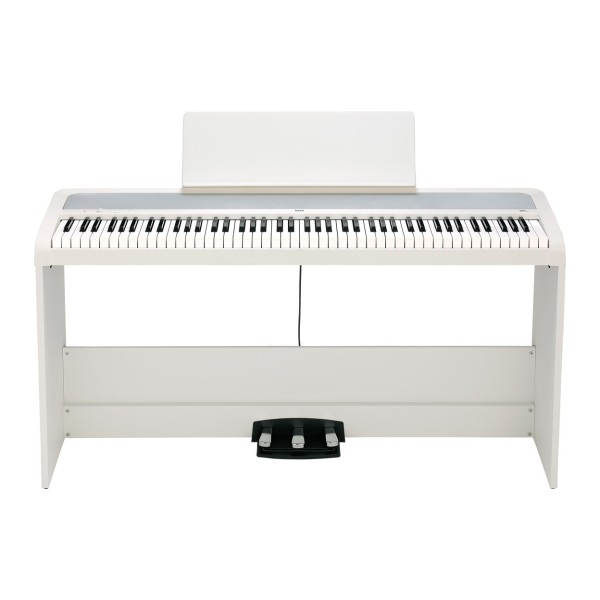 Korg B2+ Digital Piano with Stand Package, White