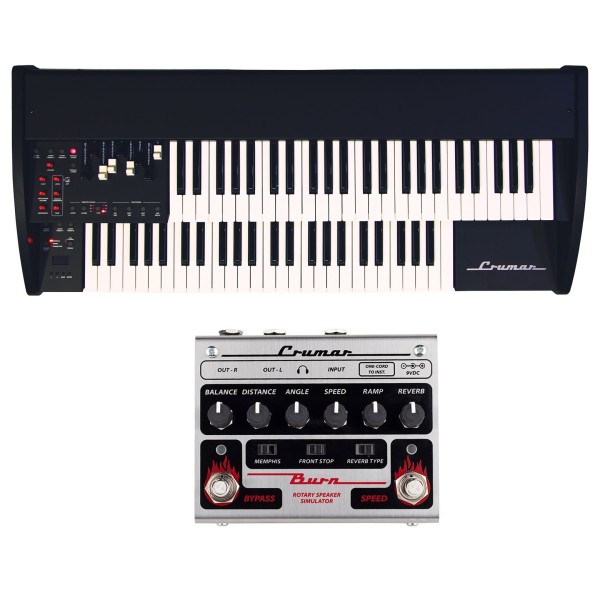 Crumar SORRENTO Organ & Rotary Simulator with Burn Pedal - Top