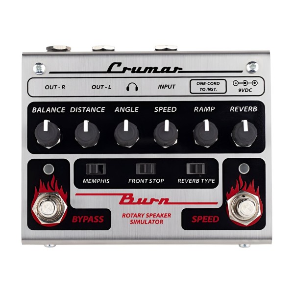 Crumar BURN Rotary Simulator Pedal - Top
