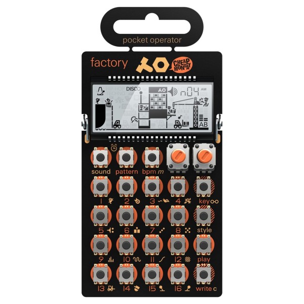 Teenage Engineering PO-16 Factory Pocket Lead Synthesizer - Front