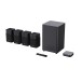 Hisense HT Saturn 4.1.2 Wireless Sound System - package all laid out 