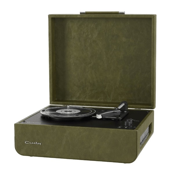 Crosley Mercury Turntable, Forest Green - Main Angled
