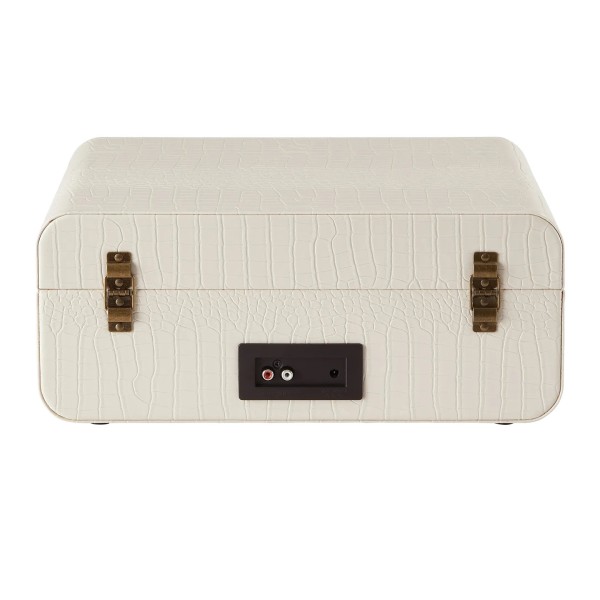 Mercury Bluetooth Turntable, Cream - Rear