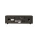 Panasonic SC-DM502E-K Compact Stereo System reverse with view of analogue and digital optical inputs