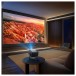 Hisense C2TUK Ultra 4K Trichroma Smart Mini Projector, Grey - lifestyle 2 