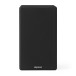 Elipson Prestige Facet II 6B Bookshelf Speakers (Pair), Black Matt - Front view, with grille
