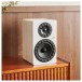 Elipson Prestige Facet II 6B Bookshelf Speakers (Pair), White Matt - Lifestyle Image, side cabinet, close-up