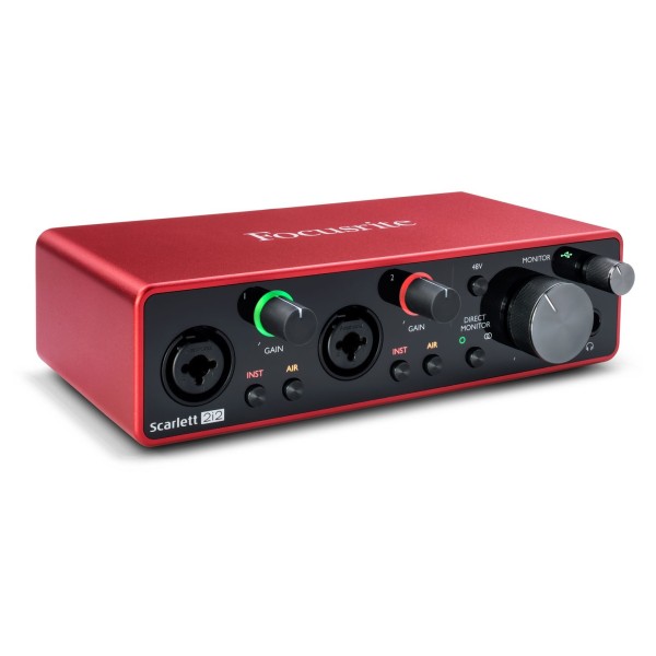 Scarlett 2i2 MK3 - Angled Left
