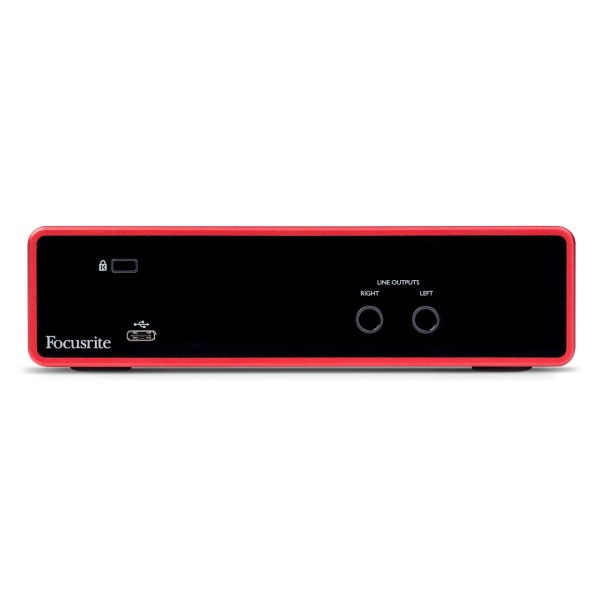 Focusrite Scarlett 2i2 MK3 Audio Interface - Rear
