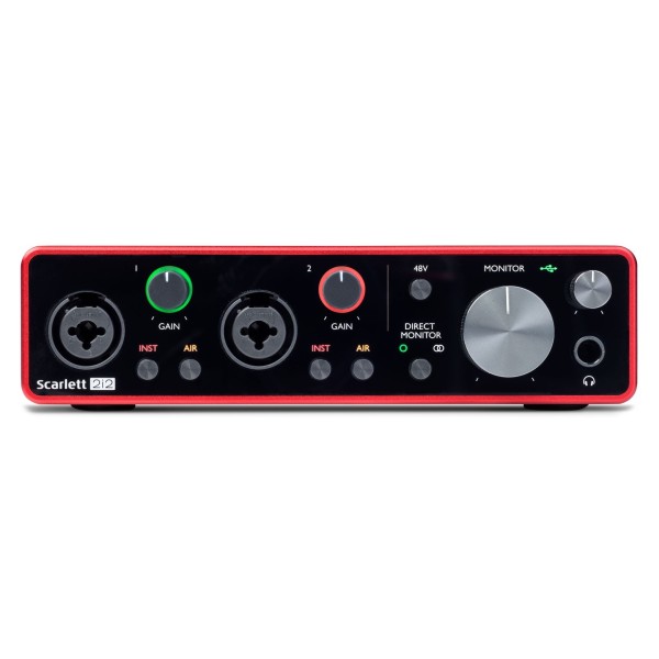 Focusrite Scarlett 2i2 (3rd Gen) at Gear4music