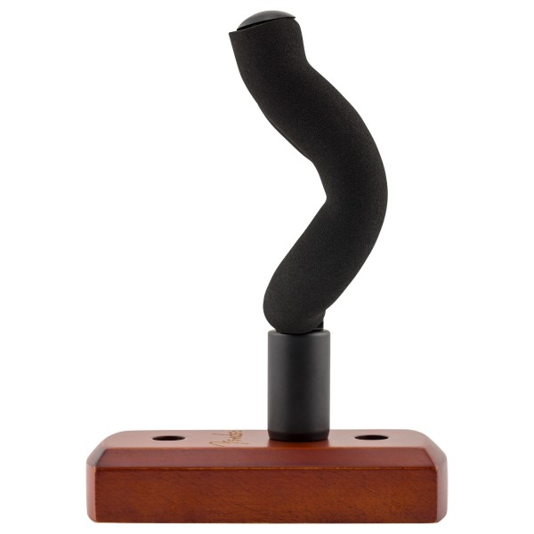 Fender Essentials Guitar Wall Hanger, Rosewood - flat 