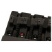 Fender HiMass 4-String Bass Bridge Assembly With Zinc Saddles, Black - close up