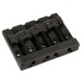 Fender HiMass 4-String Bass Bridge Assembly With Zinc Saddles, Black - main 