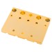 Fender HiMass 4-String Bass Bridge Assembly With Brass Saddles, Gold - back 