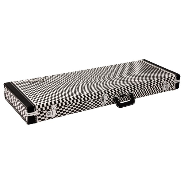 Fender Classic Series Case, Strat/Tele, Wavy Checkerboard - Side