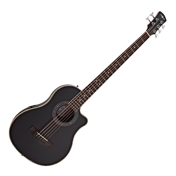 Roundback Electro Acoustic 5 String Bass Guitar by Gear4music