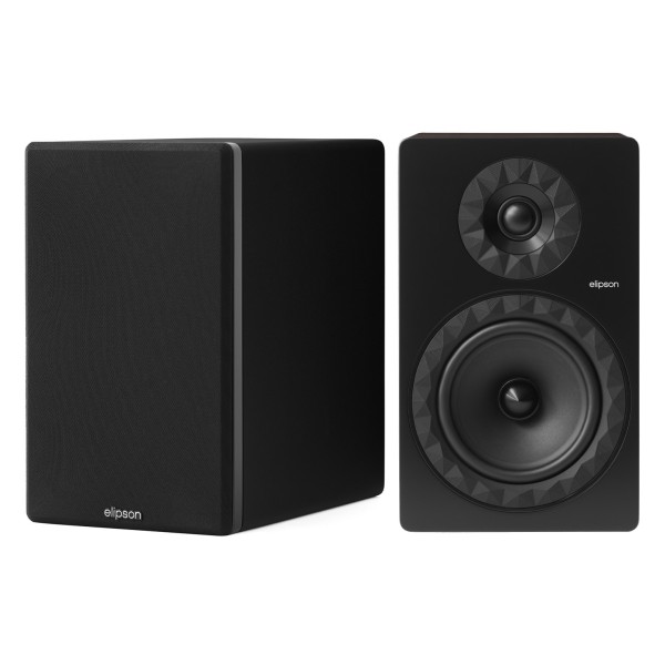 Elipson Prestige Facet II 8B Bookshelf Speakers (Pair), Black Matt