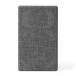 Elipson Prestige Facet II 8B Bookshelf Speakers (Pair), White Matt - Front view, grille attached