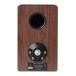 Elipson Prestige Facet II 8B Bookshelf Speakers (Pair), Black Matt / Walnut - Rear view and cable terminals