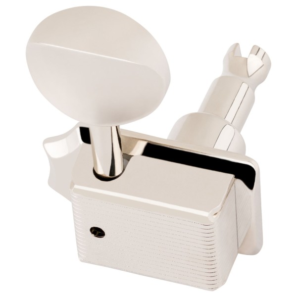 Fender ClassicGear Staggered Tuning Machines, Chrome - back 