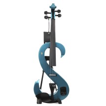 Stagg S-Shaped Electric Violin Outfit, Metallic Blue - Secondhand