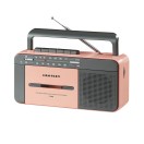 Crosley CT102 Kassettenspieler, Rose Gold/Grau
