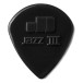Dunlop 47P3S Jazz III Picks, Black, 6 Pack - single 