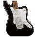 Squier Paranormal Rascal Bass HH, White Pearloid PG, Metallic Black - Pickups
