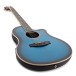 Roundback Electro Acoustic Guitar by Gear4music, Blue Burst