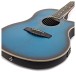 Roundback Electro Acoustic Guitar by Gear4music, Blue Burst
