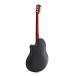 Roundback Electro Acoustic Guitar by Gear4music, Blue Burst
