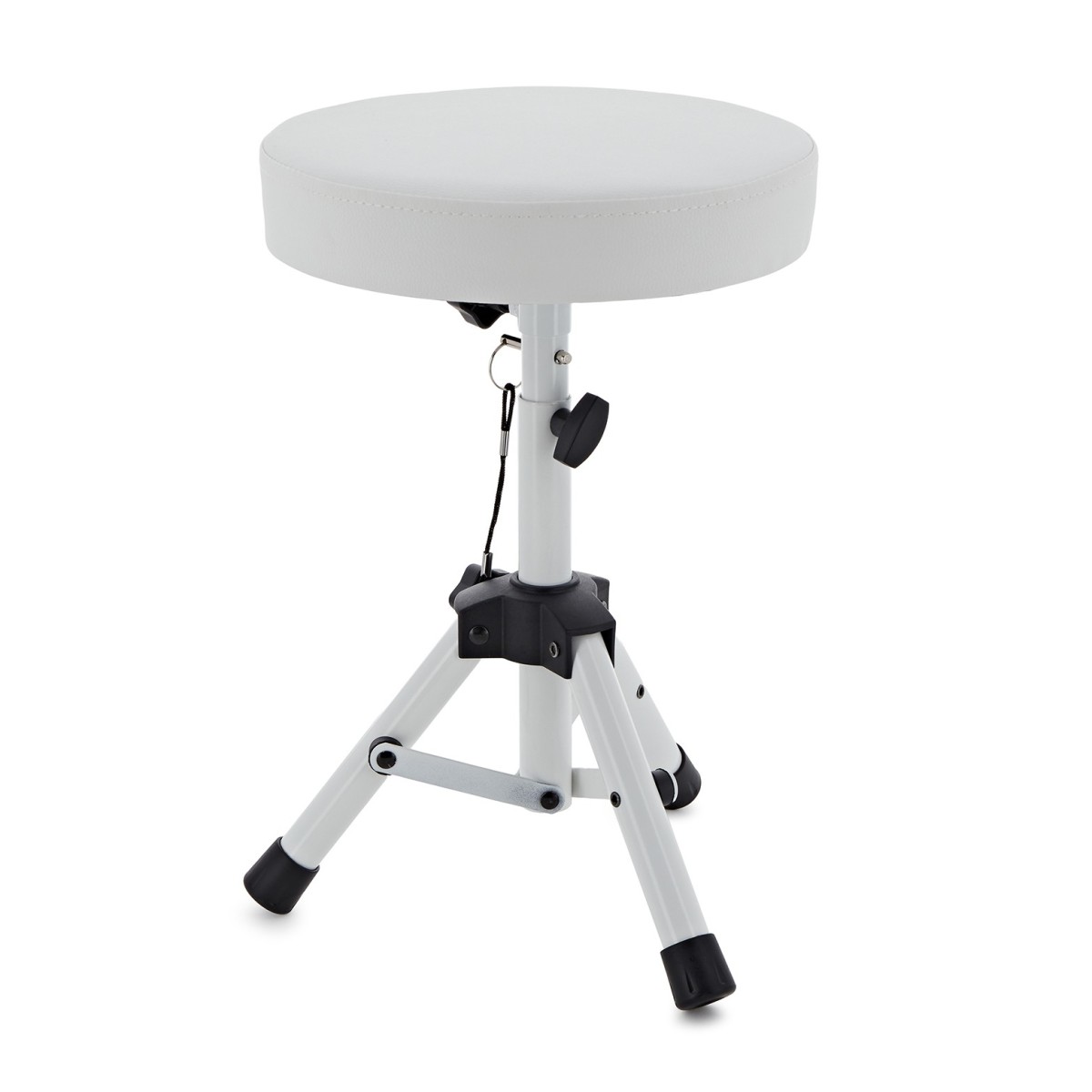 Click to view product details and reviews for Mini Drum Throne Stool By Gear4music White.
