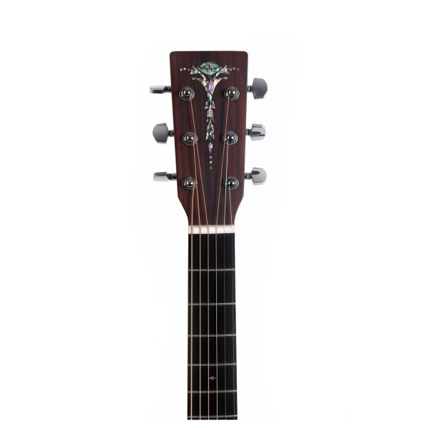 Sigma S00M-18-SB Acoustic Guitar, Sunburst - Headstock front