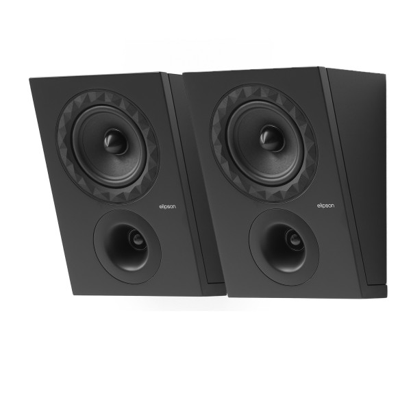 Elipson Prestige Facet II 6ATN Atmos & Surround Loudspeakers, Black Matt - daul main img