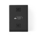 Elipson Prestige Facet II 6ATN Atmos & Surround Loudspeakers, Black Matt - rear 